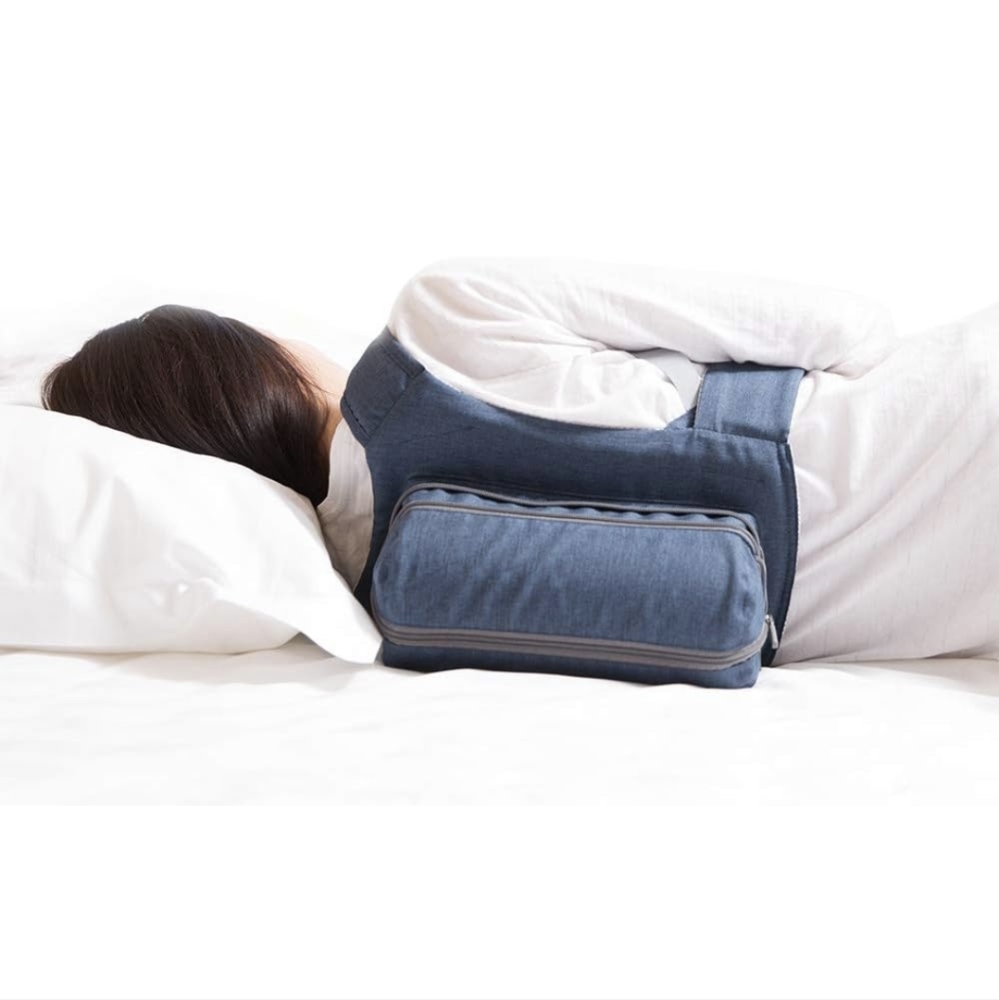 Side sleeping snoring relief